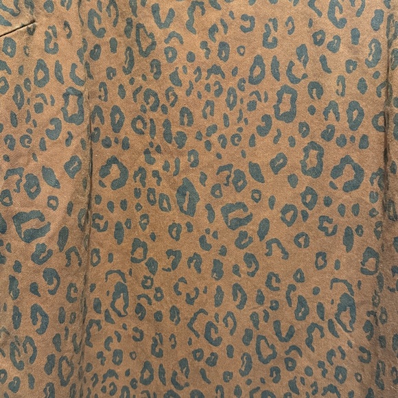 Universal Thread Brown Leopard-Print Puff Sleeve Dress - Picture 2 of 4